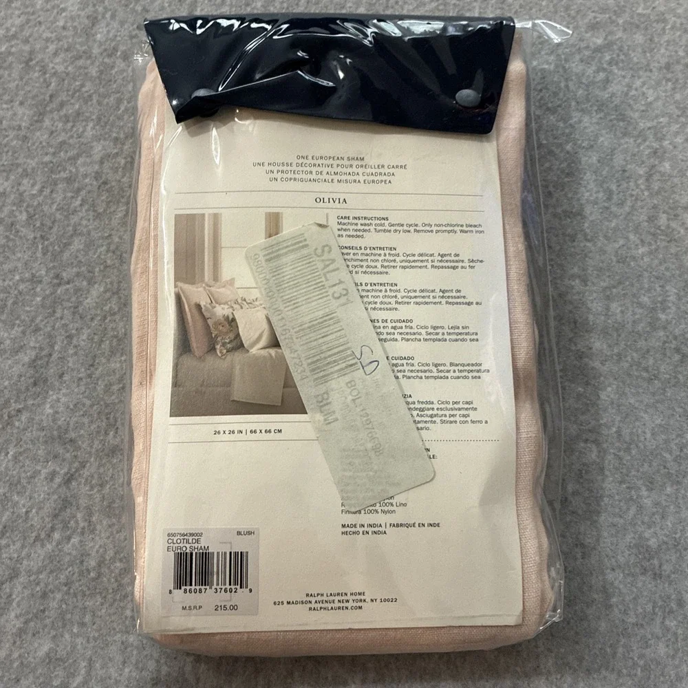 Ralph Lauren OLIVIA Clotilde European Euro Sham 26